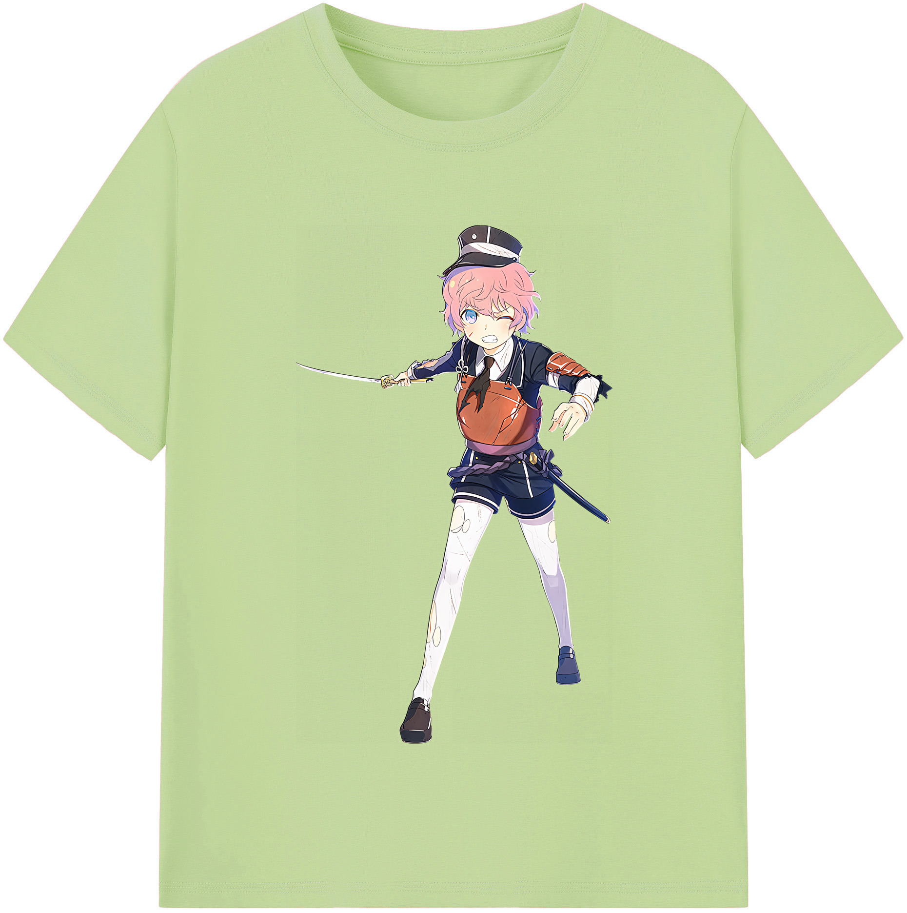 （画像用） 刀剣乱舞 Touken Ranbu 綿100％半袖Tシャツ（フロントプリント）
